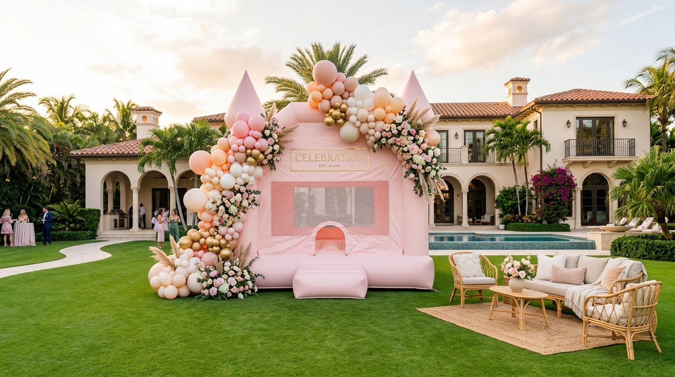 Blush Manor Luxury Inflatable Castle